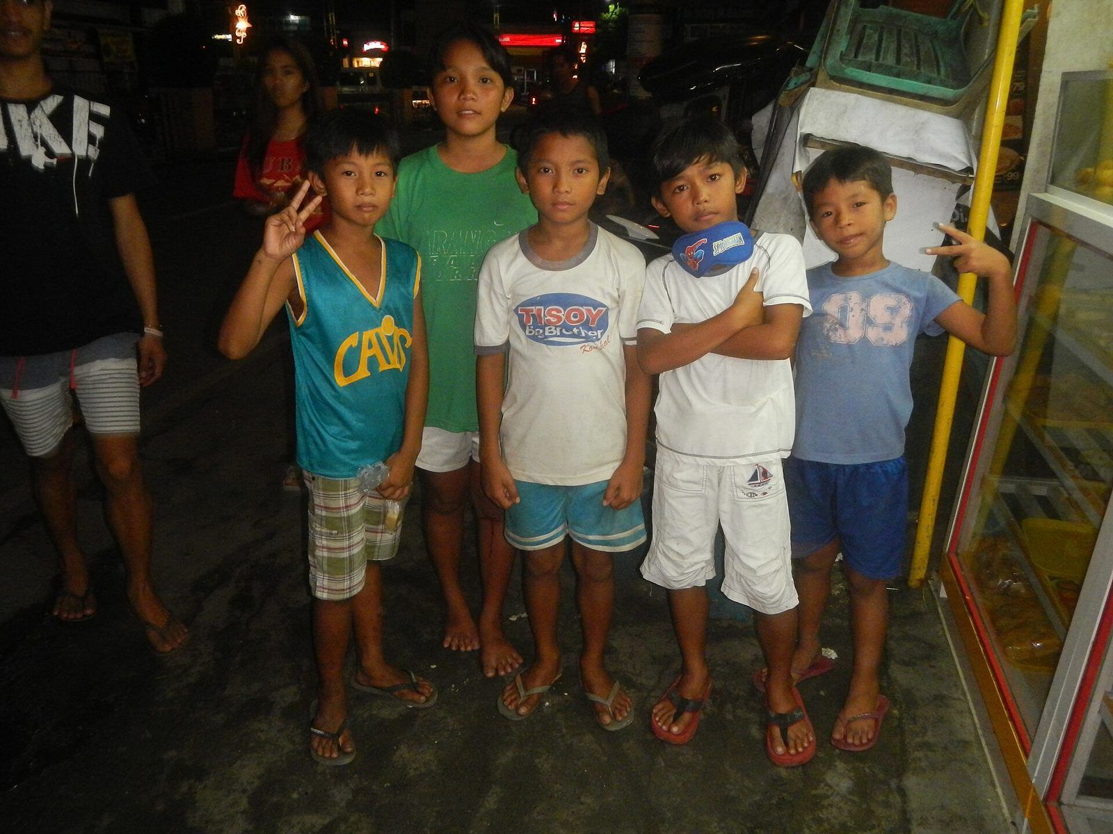 Teenagers at the weekly Bible Club