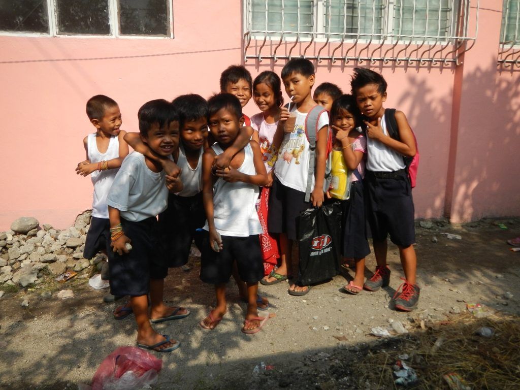 Children taking part in a Rapha Ministries activity