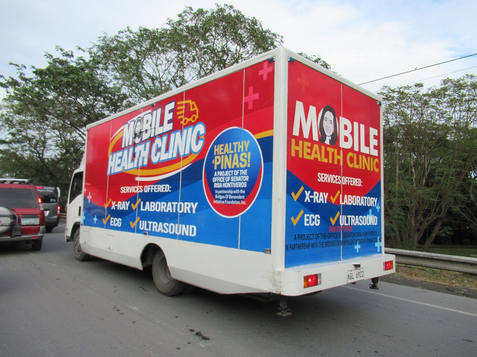 Mobile health clinic on the road